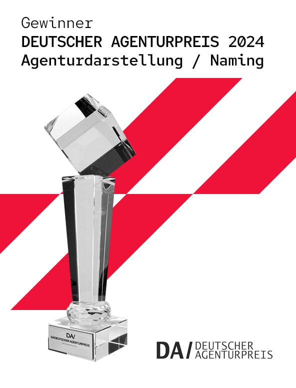 K16 gewinnt 2024 den "Deutschen Agenturpreis" in der Kategorie "Agenturdarstellung/Naming"